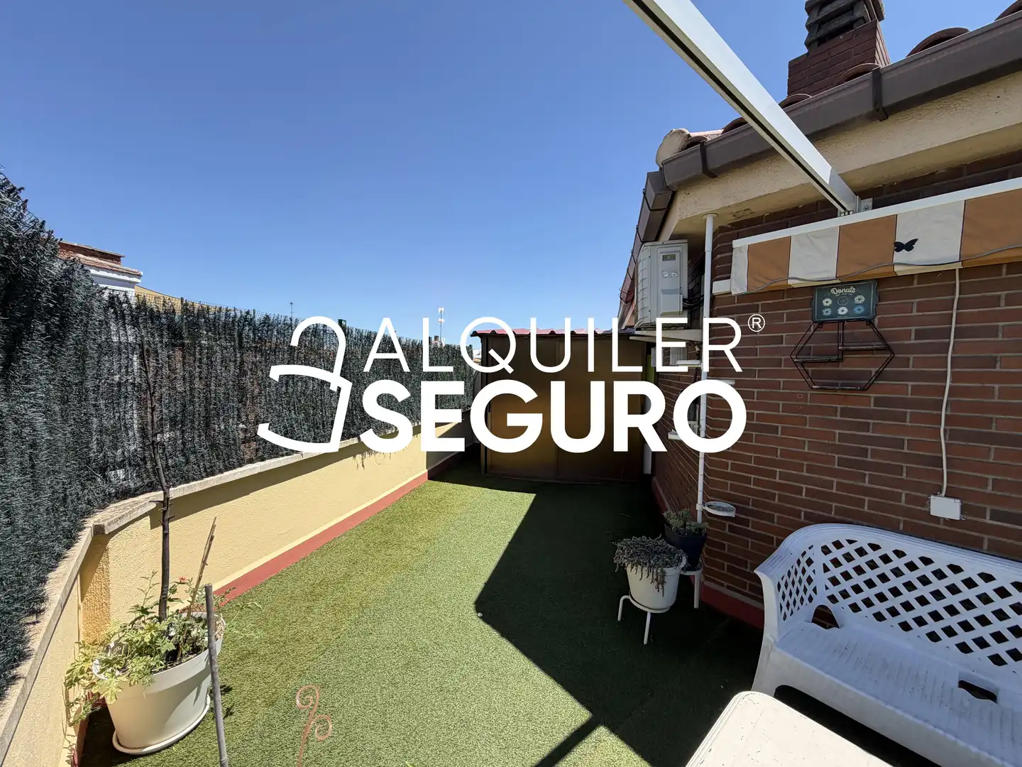 Balcony of Flat for rent in Madrid  with Air Conditioner, Heating and Terrace