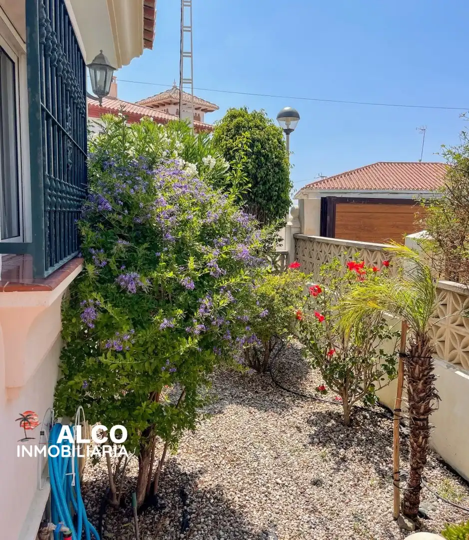 Vista exterior de Casa o xalet en venda en Torrox amb Aire condicionat, Terrassa i Piscina