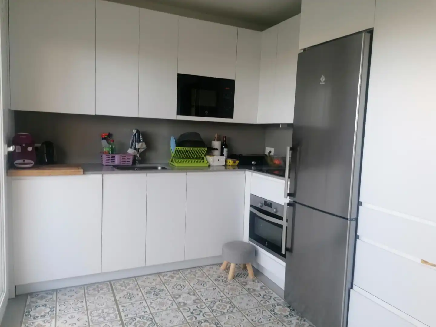 Küche von Wohnung zur Miete in El Puerto de Santa María mit Klimaanlage, Heizung und Privatgarten