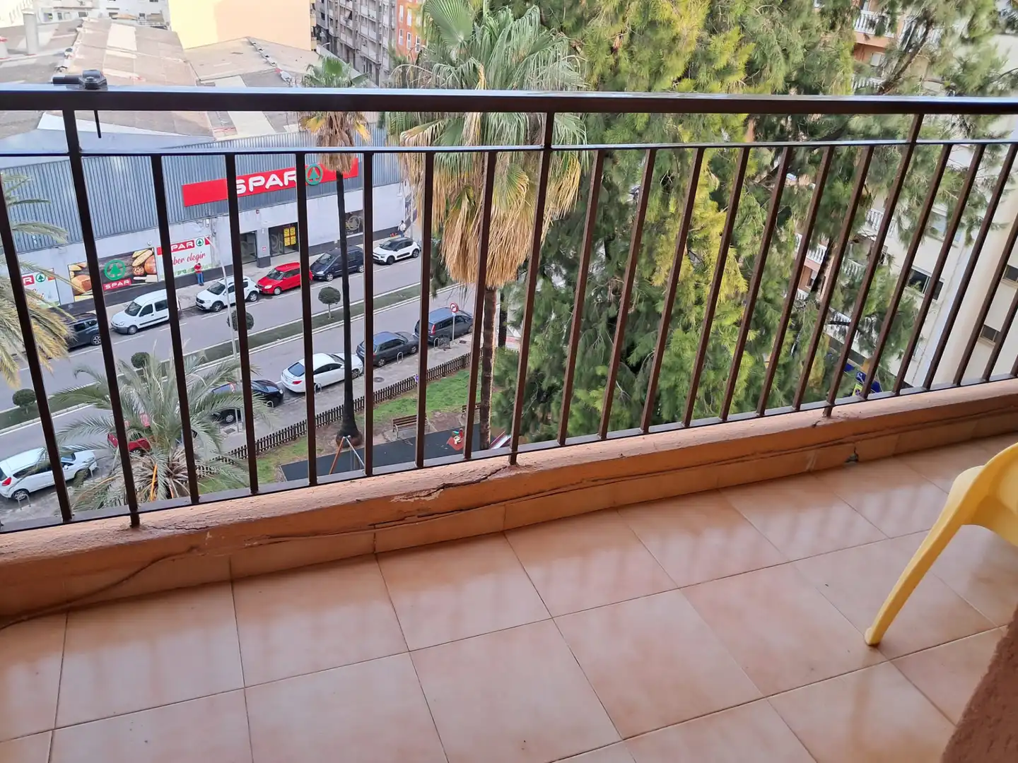 Balcony of Flat for sale in Gandia  with Air Conditioner, Furnished and Oven
