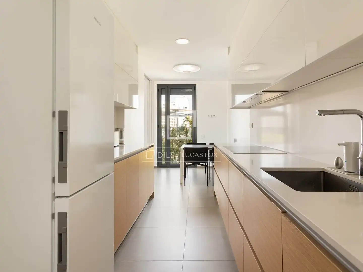 Kitchen of Flat for rent in Barcelona  with Air Conditioner, Heating and Parquet flooring