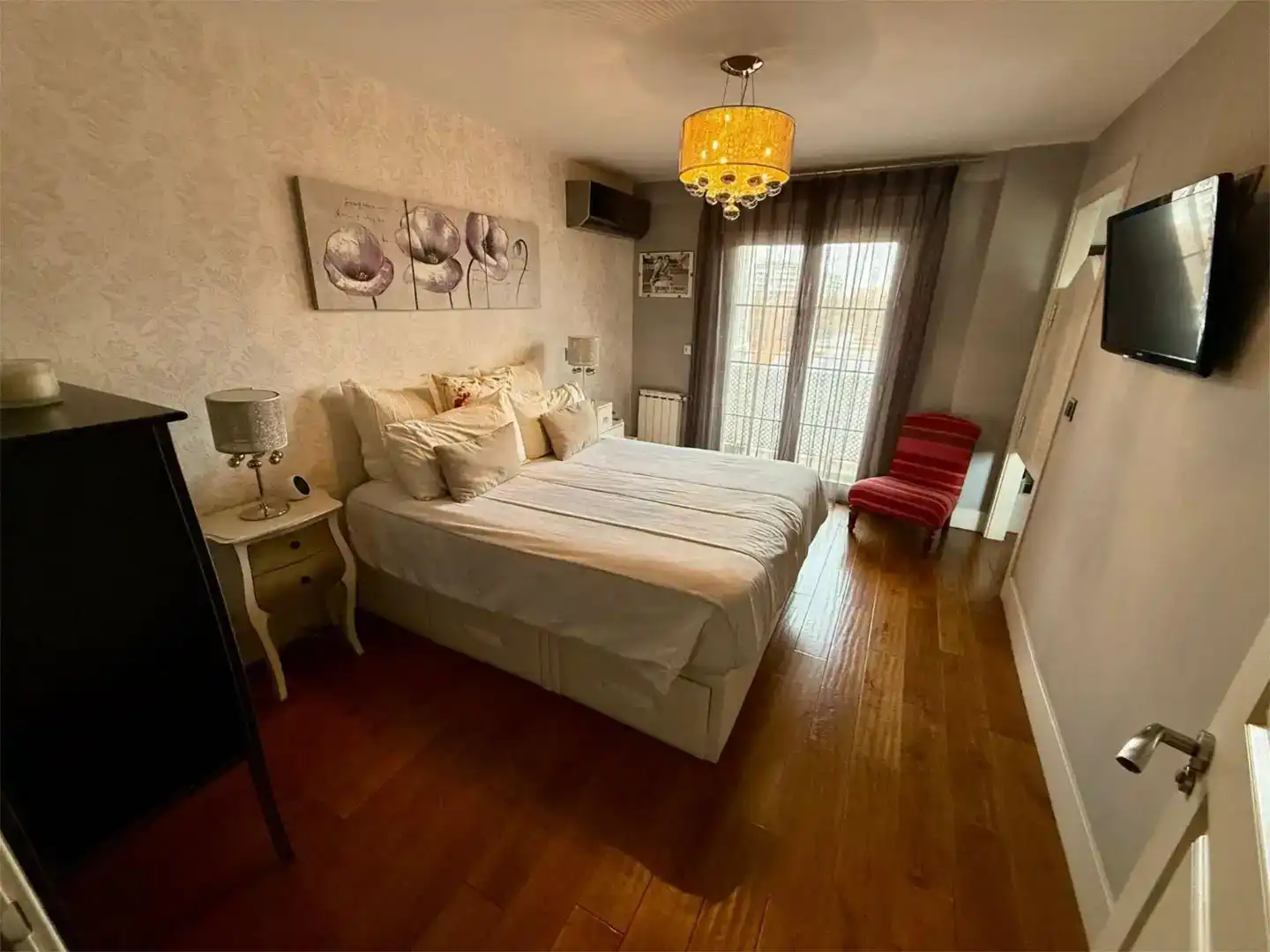 Bedroom of Flat for sale in Alcorcón  with Air Conditioner and Balcony