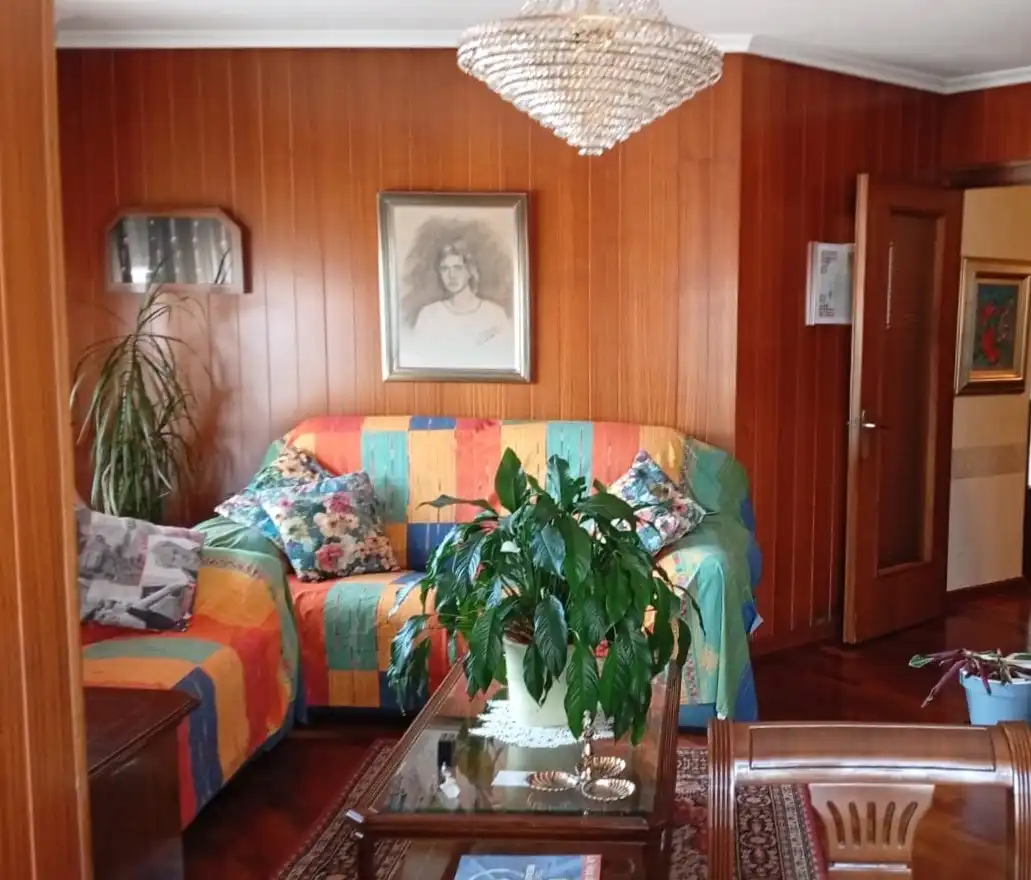 Living room of Attic for sale in Oviedo   with Heating, Parquet flooring and Terrace