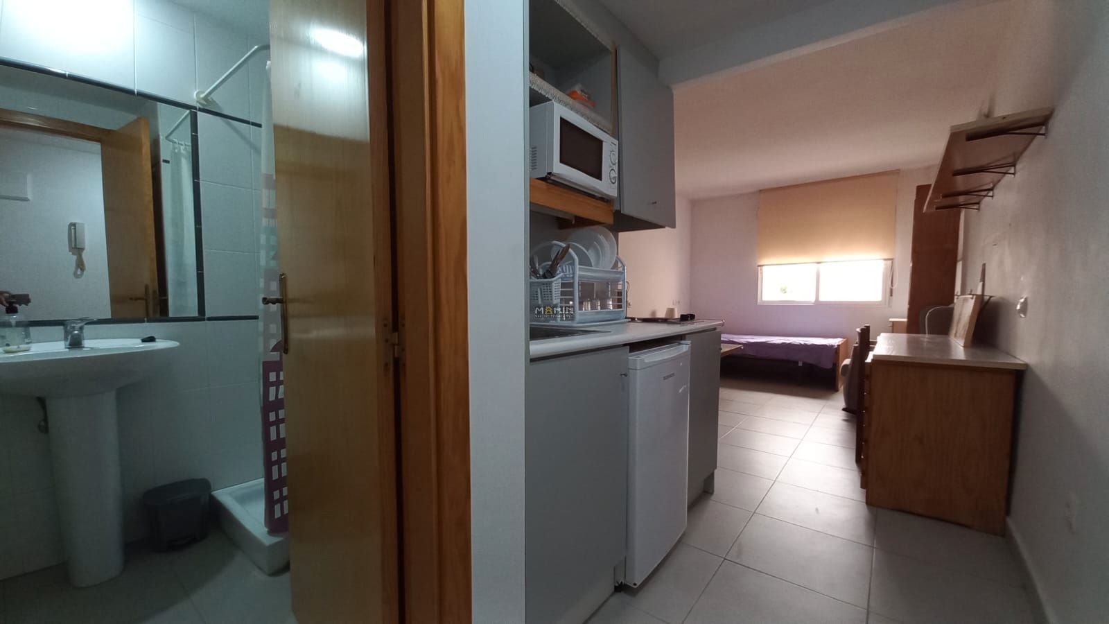 Kitchen of Study to rent in Cartagena  with Air Conditioner, Heating and Furnished