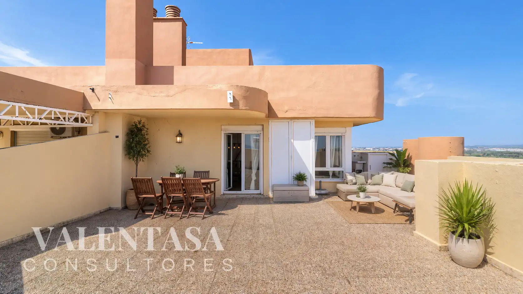 Terrasse von Dachboden zum Verkauf in La Pobla de Farnals mit Heizung, Terrasse und Möbliert