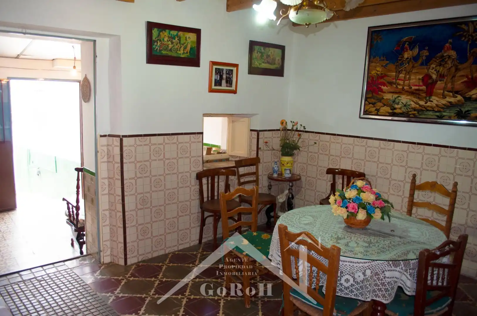 Cuina de Casa adosada en venda en Almadén de la Plata amb Traster i Moblat