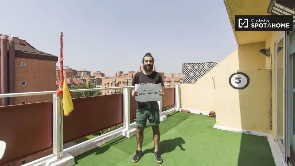 Garden of Flat for share in Hortaleza