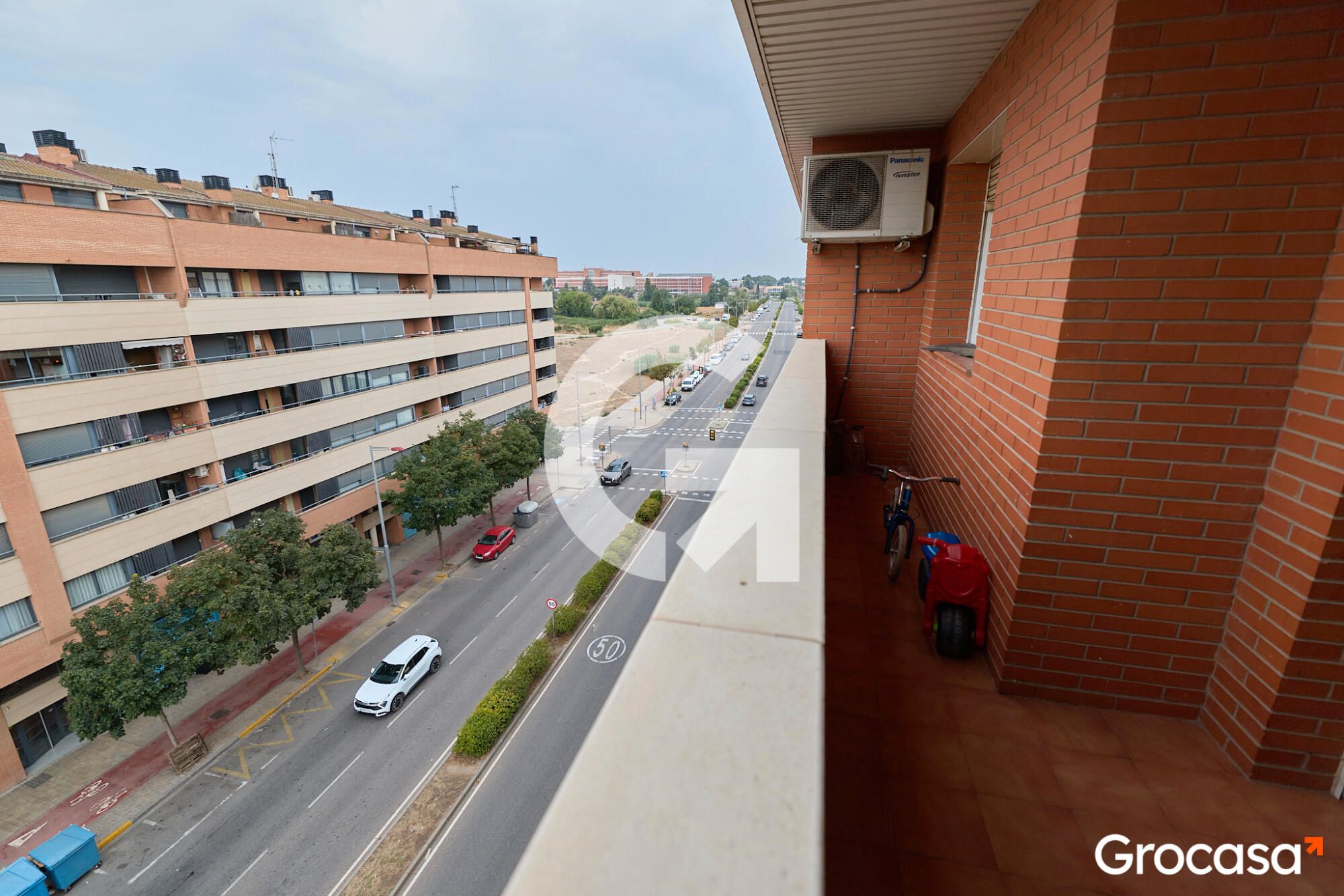 Exterior view of Attic for sale in  Lleida Capital  with Air Conditioner, Heating and Terrace
