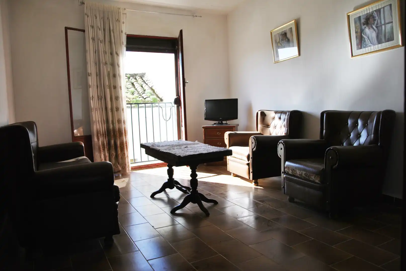 Sala de estar de Casa adosada en venta en Holguera con Terraza, Trastero y Amueblado