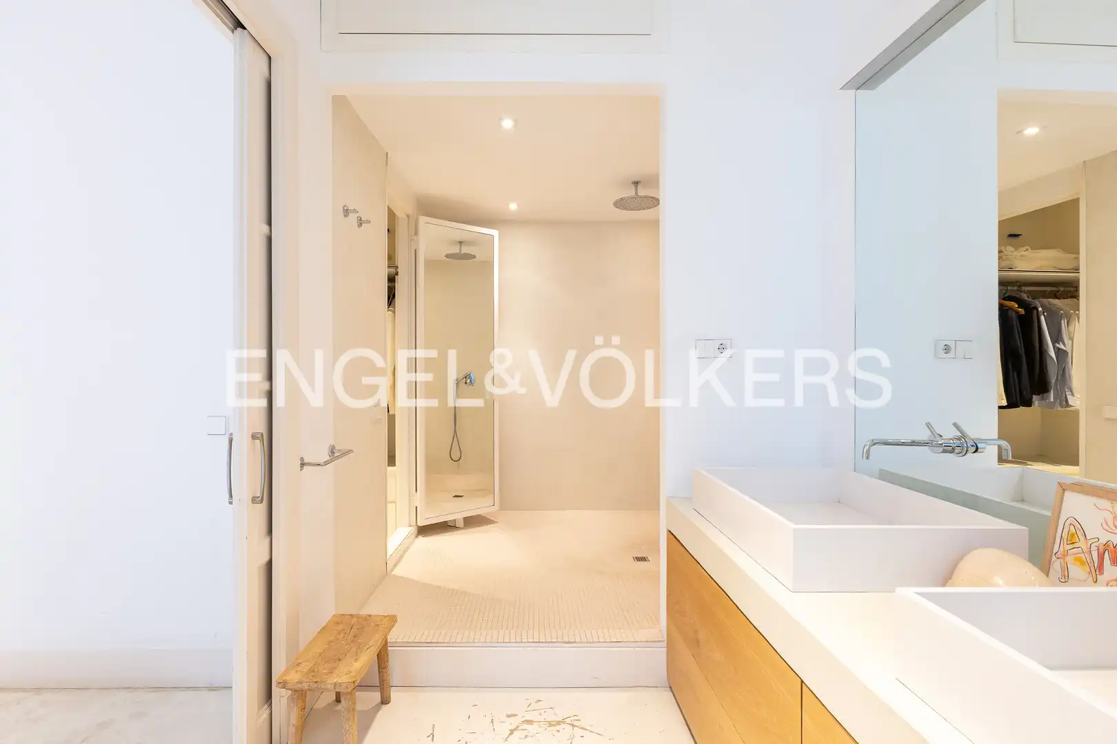 Baño de Piso de alquiler en Madrid con Aire acondicionado, Calefacción y Parquet