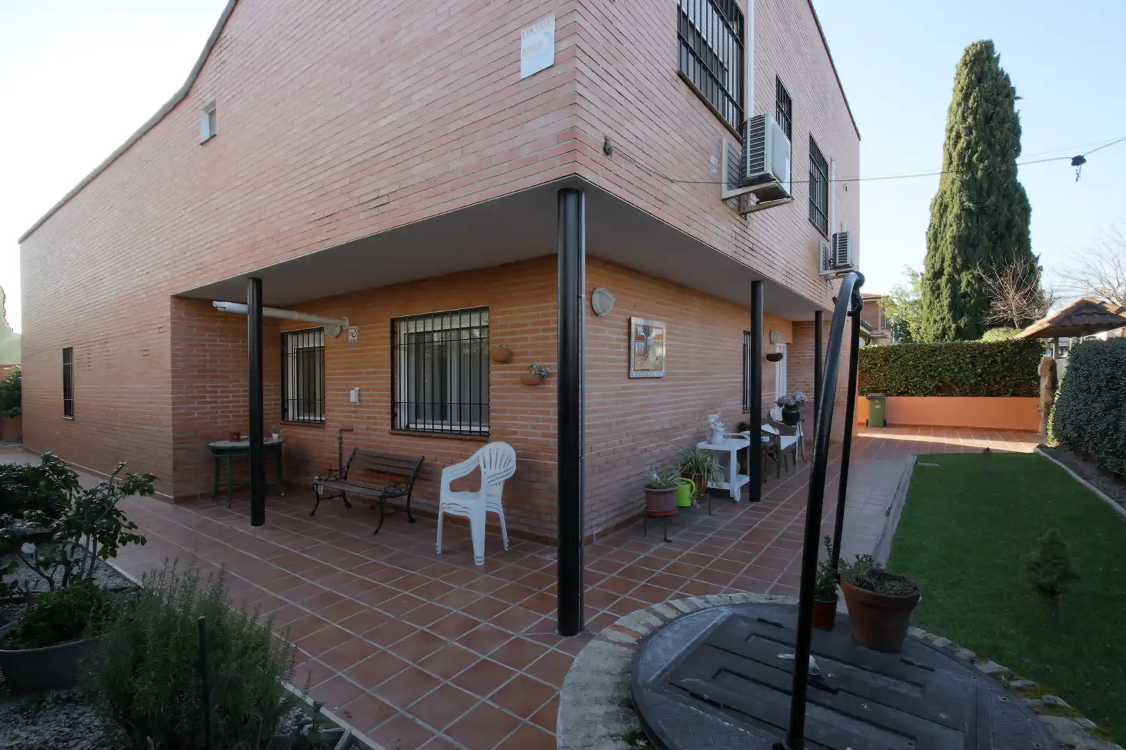 Exterior view of Houses for sale in Las Rozas de Madrid  with Air Conditioner and Heating