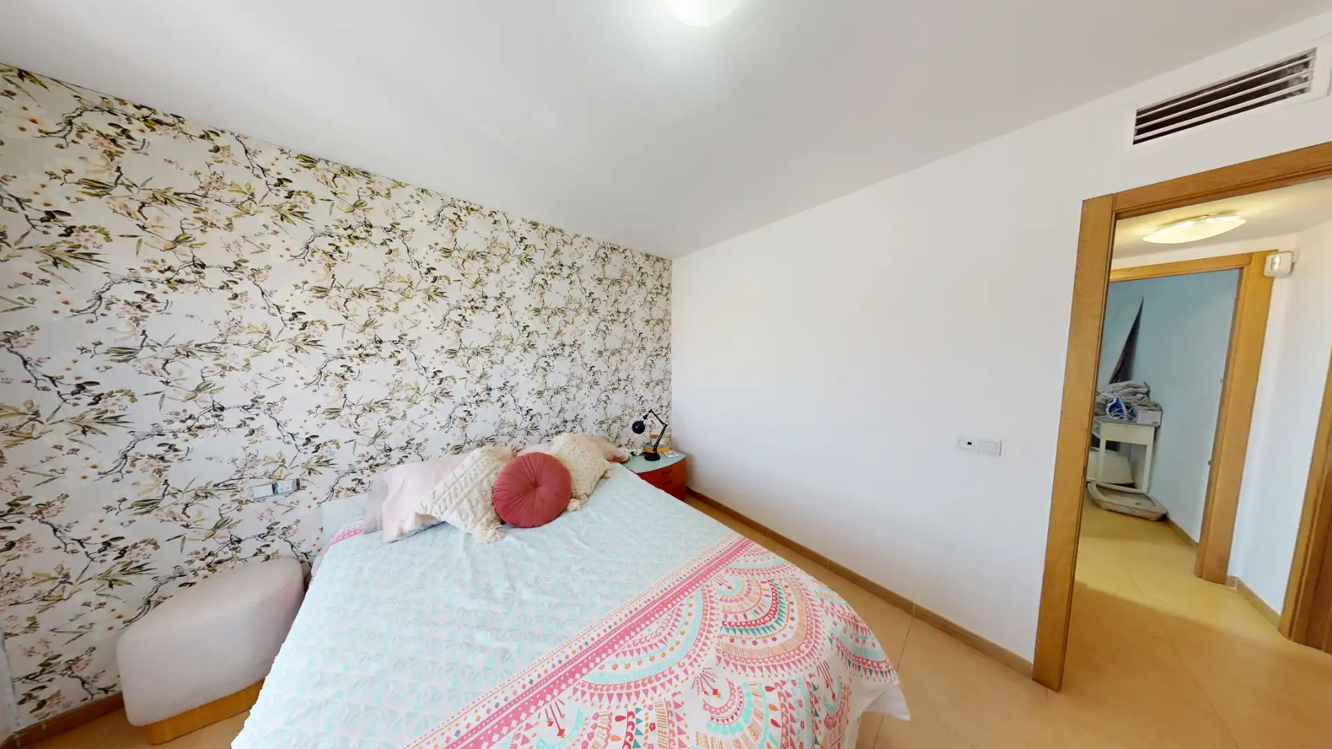 Bedroom of Flat for sale in Roquetas de Mar  with Air Conditioner, Heating and Private garden