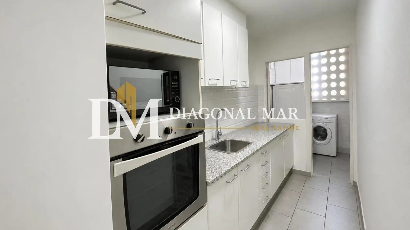 Cocina de Piso en venta en Sant Adrià de Besòs con Aire acondicionado, Amueblado y Balcón