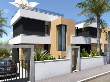 Neubau-Haus mit Pool zum Verkauf in Calle Murillo 52