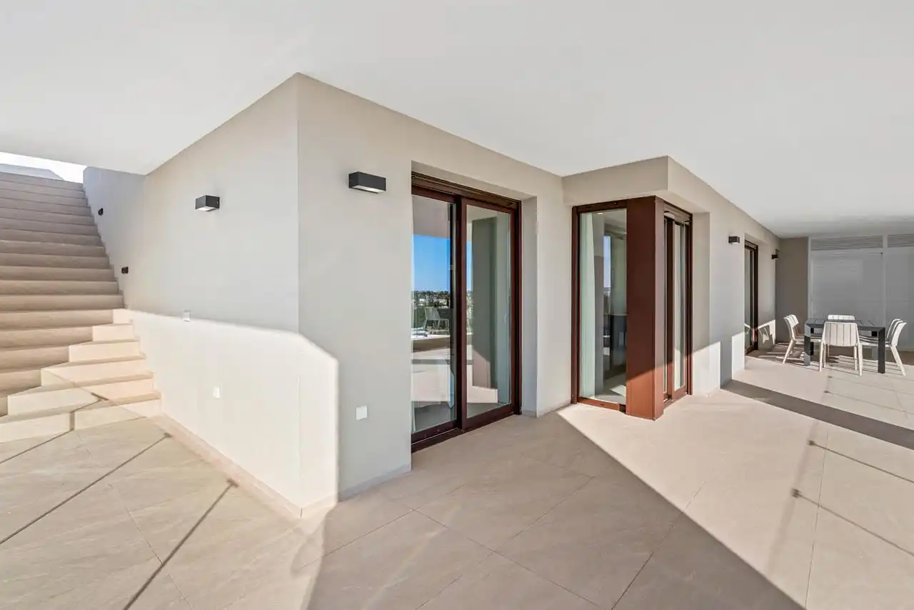 Terrassa de Apartament en venda en Los Alcázares amb Piscina i Moblat