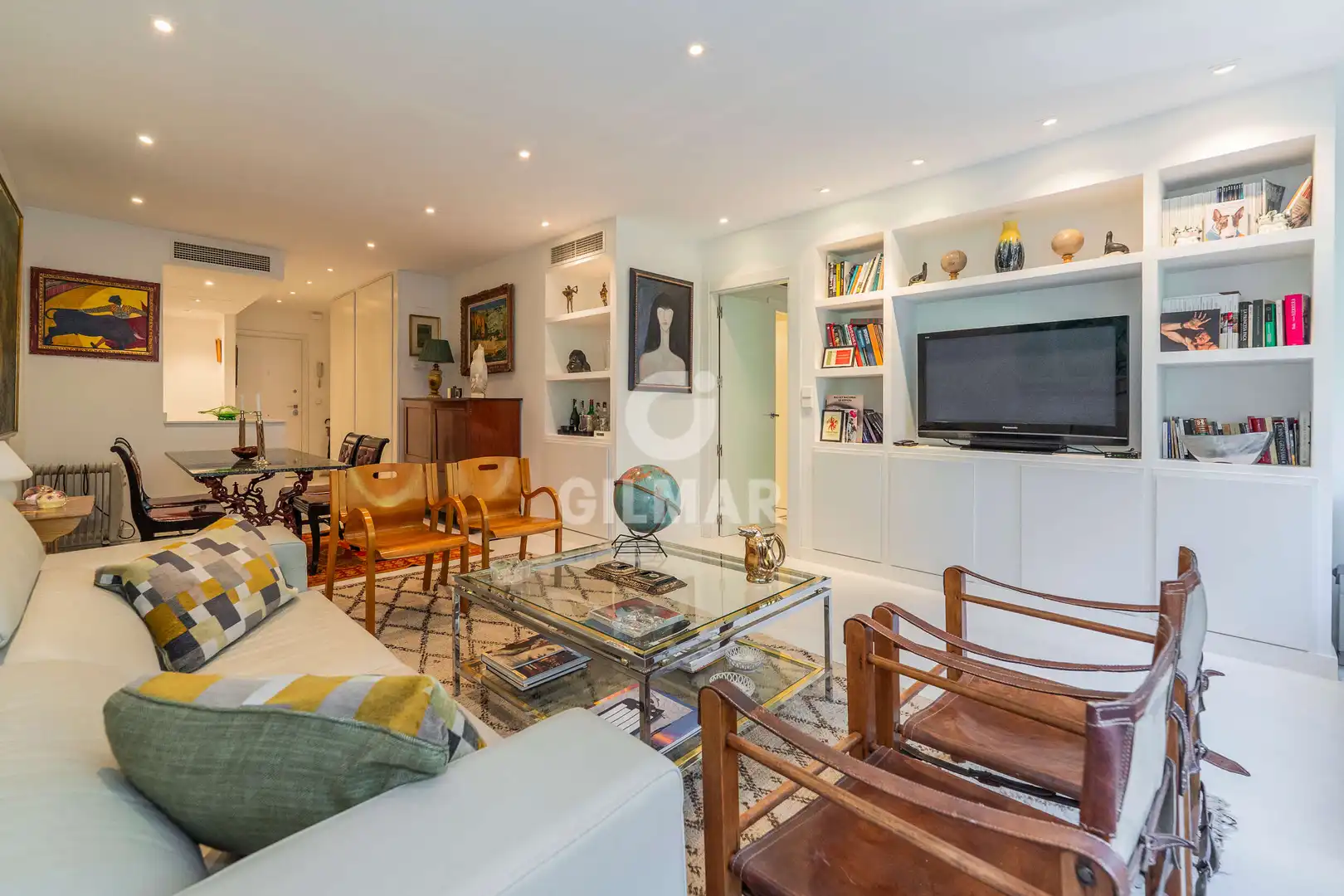 Sala de estar de Piso en venta en Madrid con Calefacción, Jardín privado y Piscina