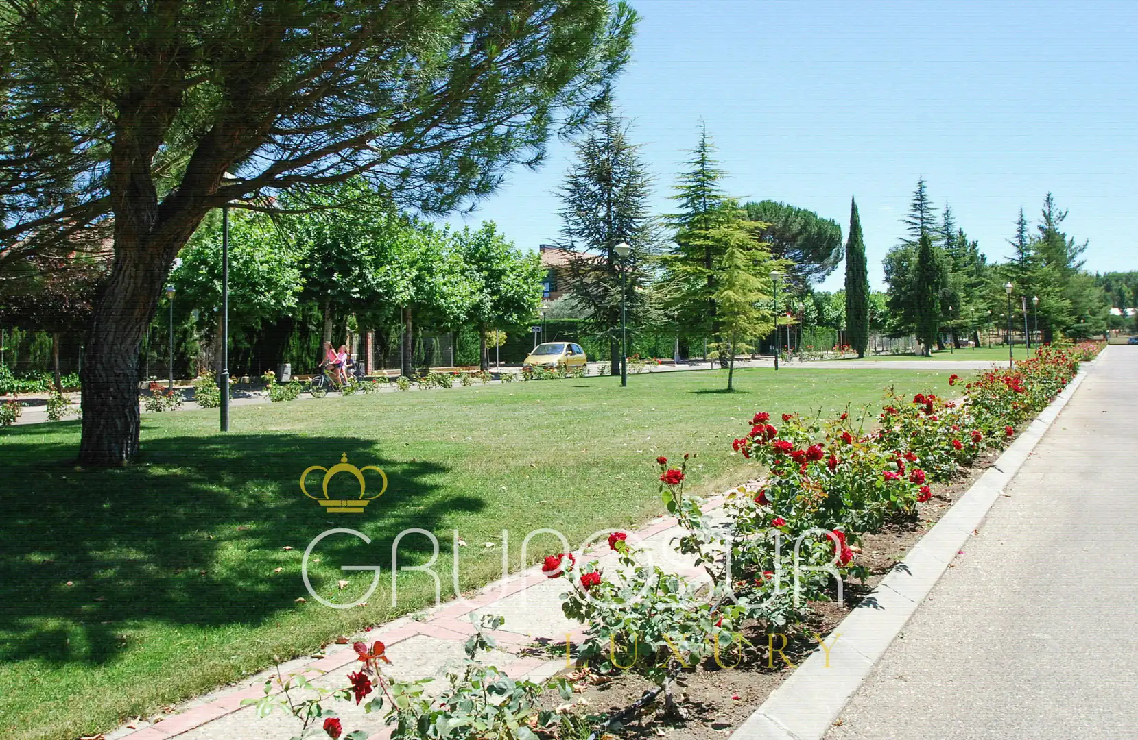 Jardí de Casa o xalet en venda en Boecillo amb Aire condicionat, Calefacció i Jardí privat