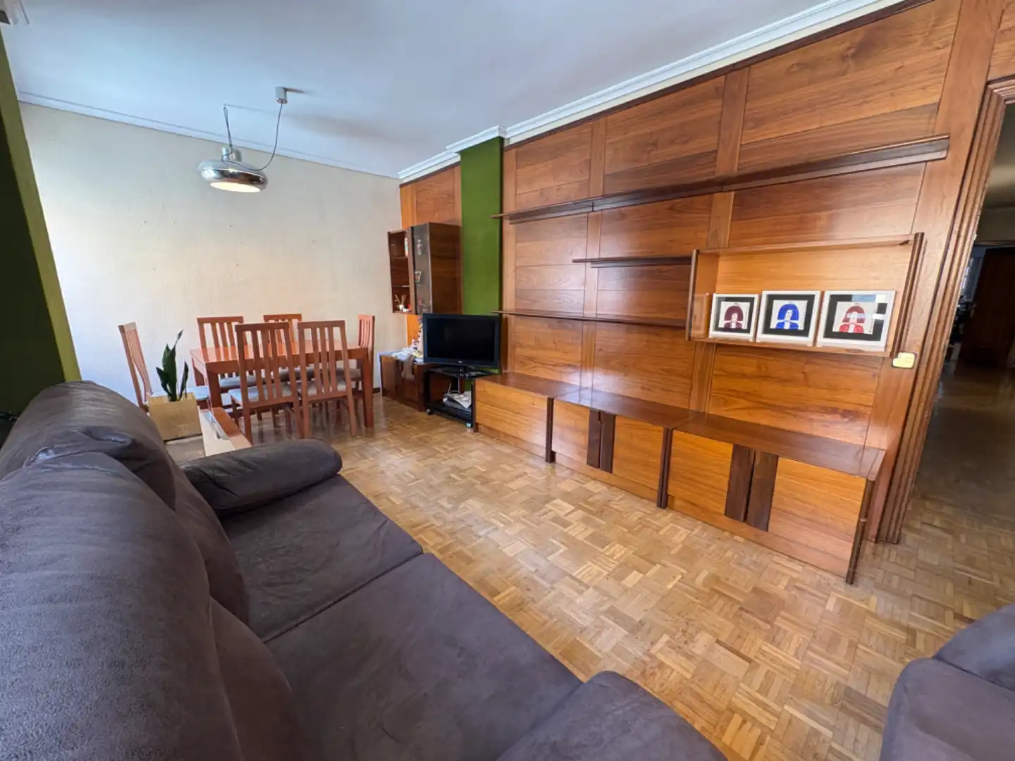 Wohnzimmer von Wohnung zum Verkauf in Valladolid mit Heizung, Parkett und Terrasse