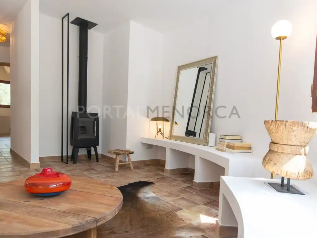 Sala de estar de Finca rústica en venta en Ferreries con Piscina