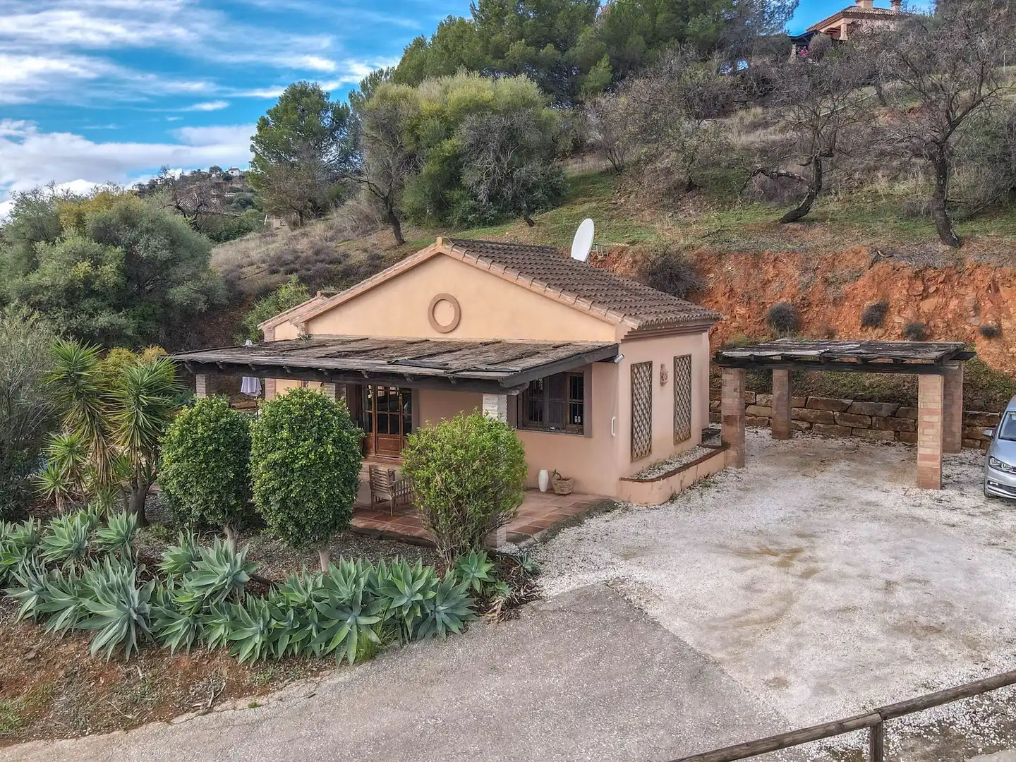 Vista exterior de Casa o chalet en venta en Monda con Aire acondicionado, Jardín privado y Trastero