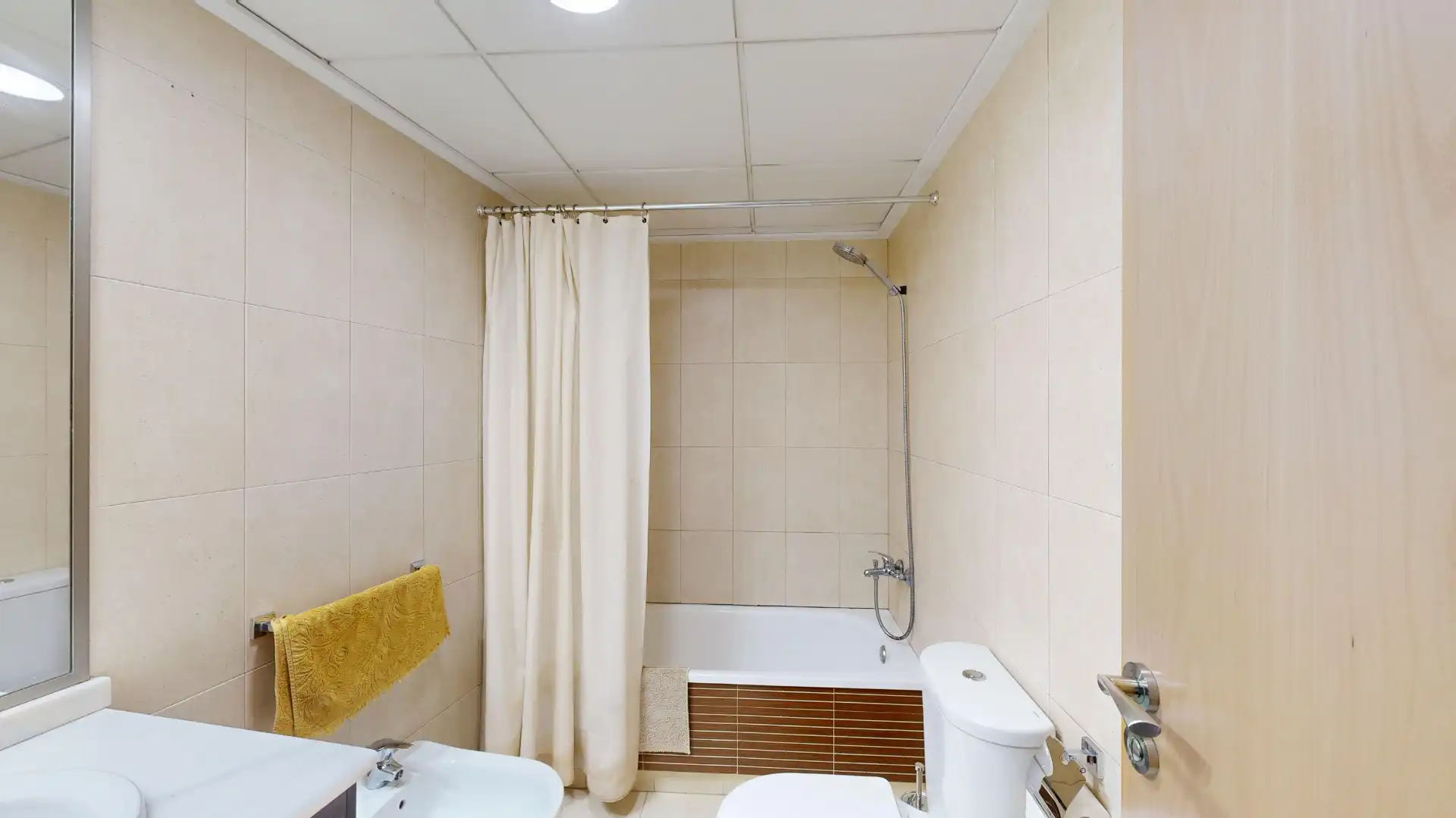 Baño de Ático en venta en Murcia con Aire acondicionado, Parquet y Terraza