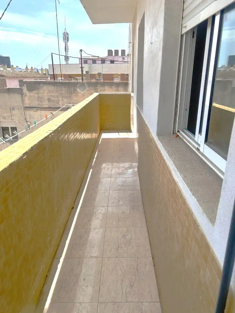 Terraza de Piso de alquiler en Murcia con Amueblado, Horno y Lavadora