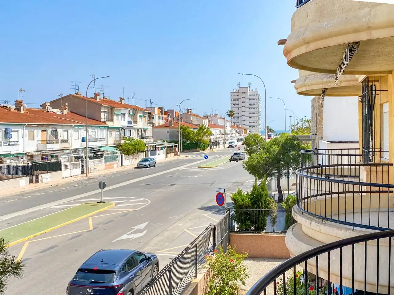 Exterior view of Flat for sale in Santa Pola  with Air Conditioner, Terrace and Furnished