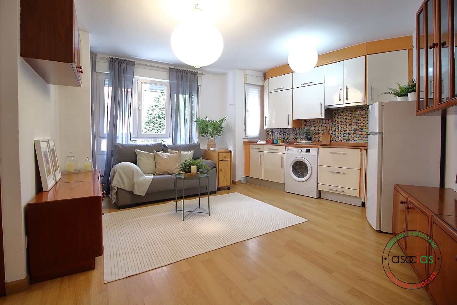 Living room of Flat for sale in Gijón   with Heating and Storage room