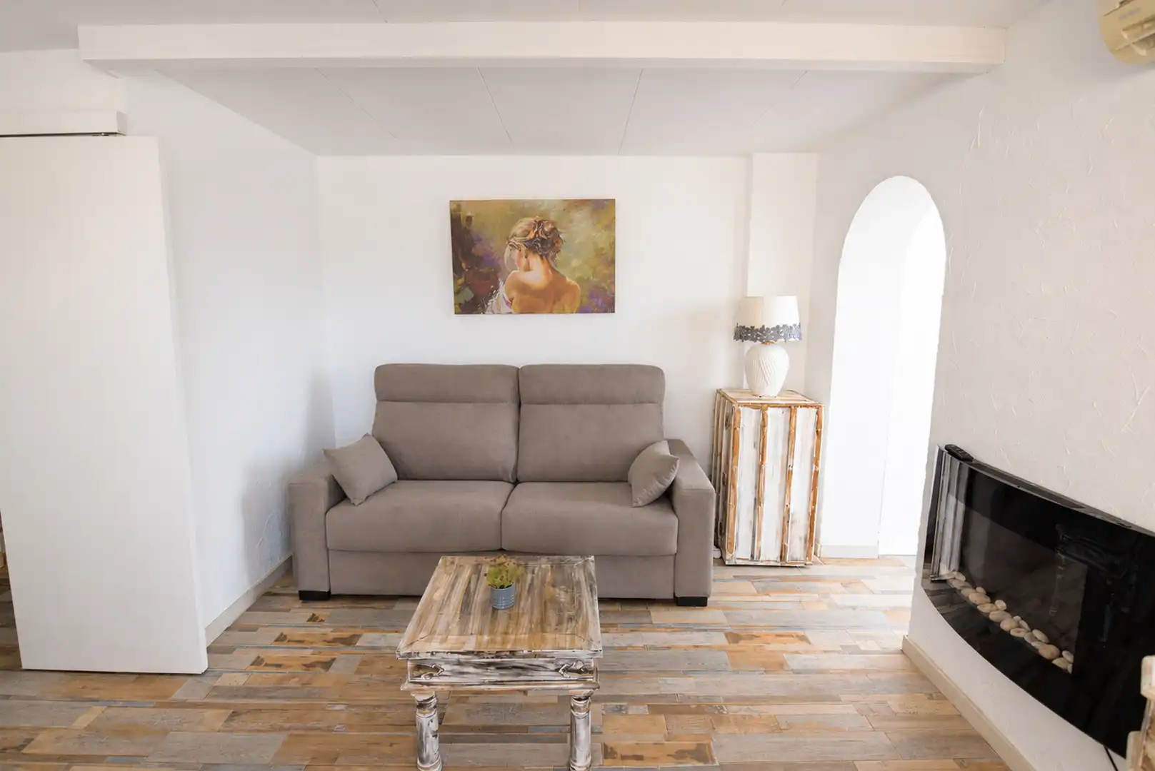 Sala de estar de Estudio en venta en Empuriabrava con Aire acondicionado