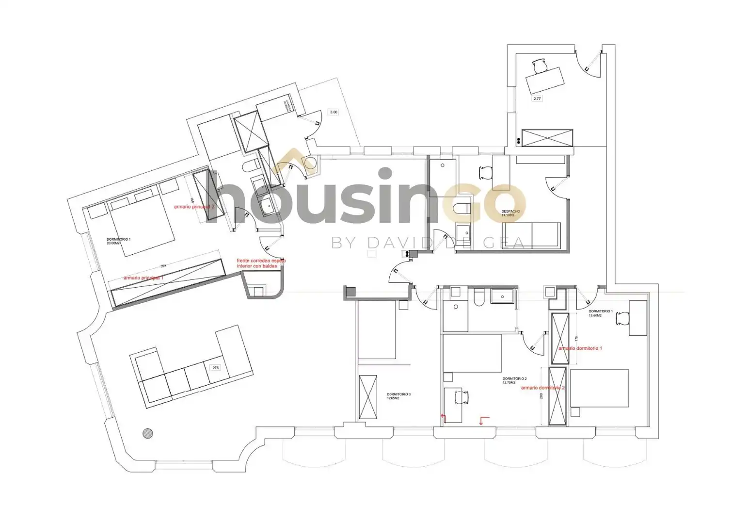 Piso en venta en Madrid con Aire acondicionado, Calefacción y Parquet