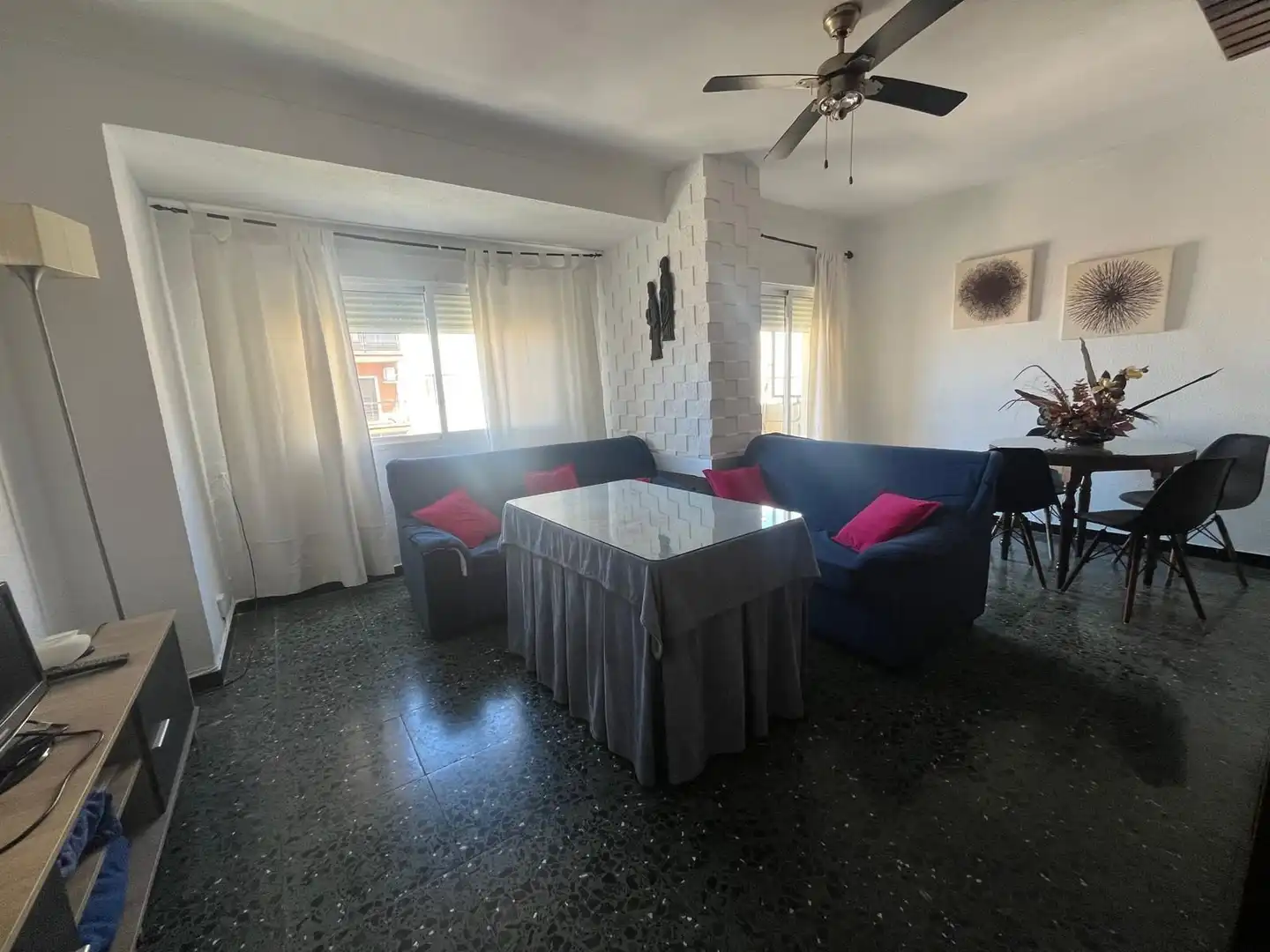 Sala de estar de Piso en venta en Huelva con Amueblado