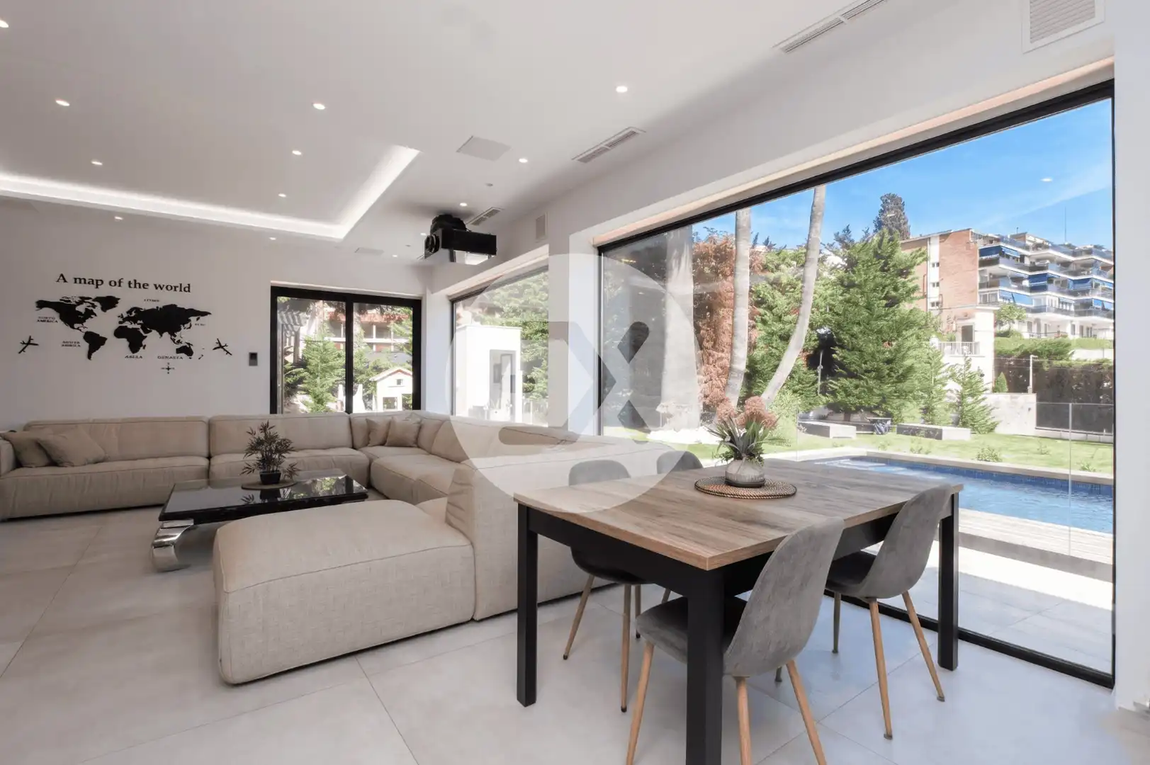 Living room of Houses for sale in Castelldefels  with Air Conditioner, Heating and Private garden