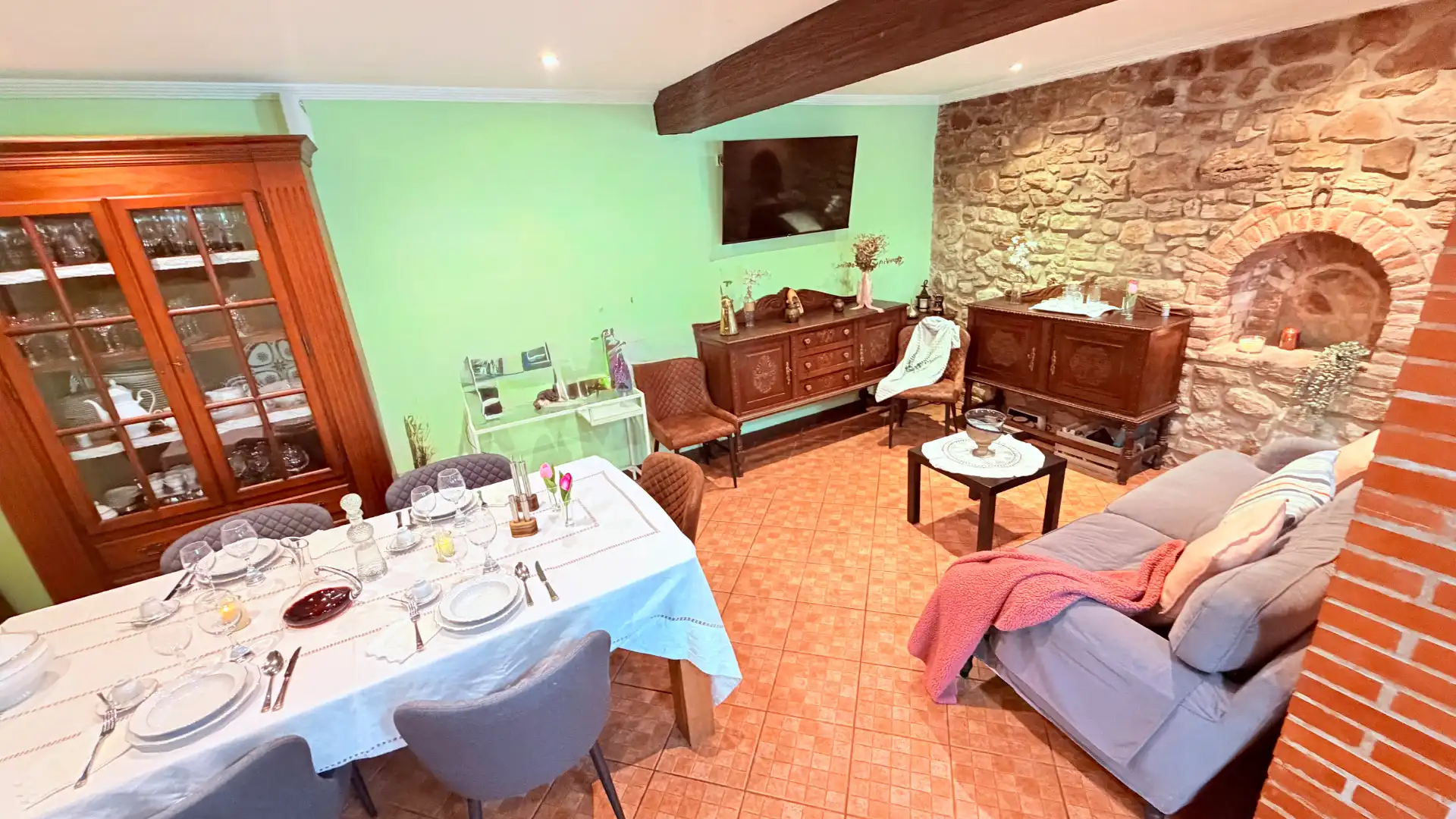 Dining room of Country homes for sale in Corvera de Asturias  with Heating, Private garden and Terrace