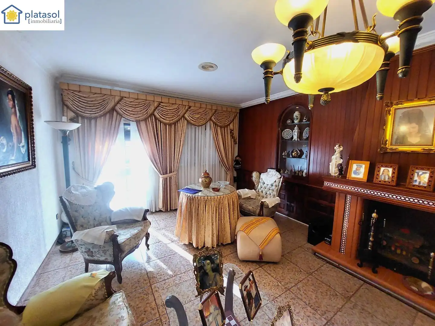 Sala de estar de Casa o chalet en venta en Aznalcóllar con Aire acondicionado y Calefacción