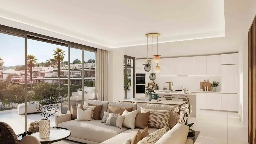Sala d'estar de Dúplex en venda en Marbella amb Terrassa i Piscina comunitària