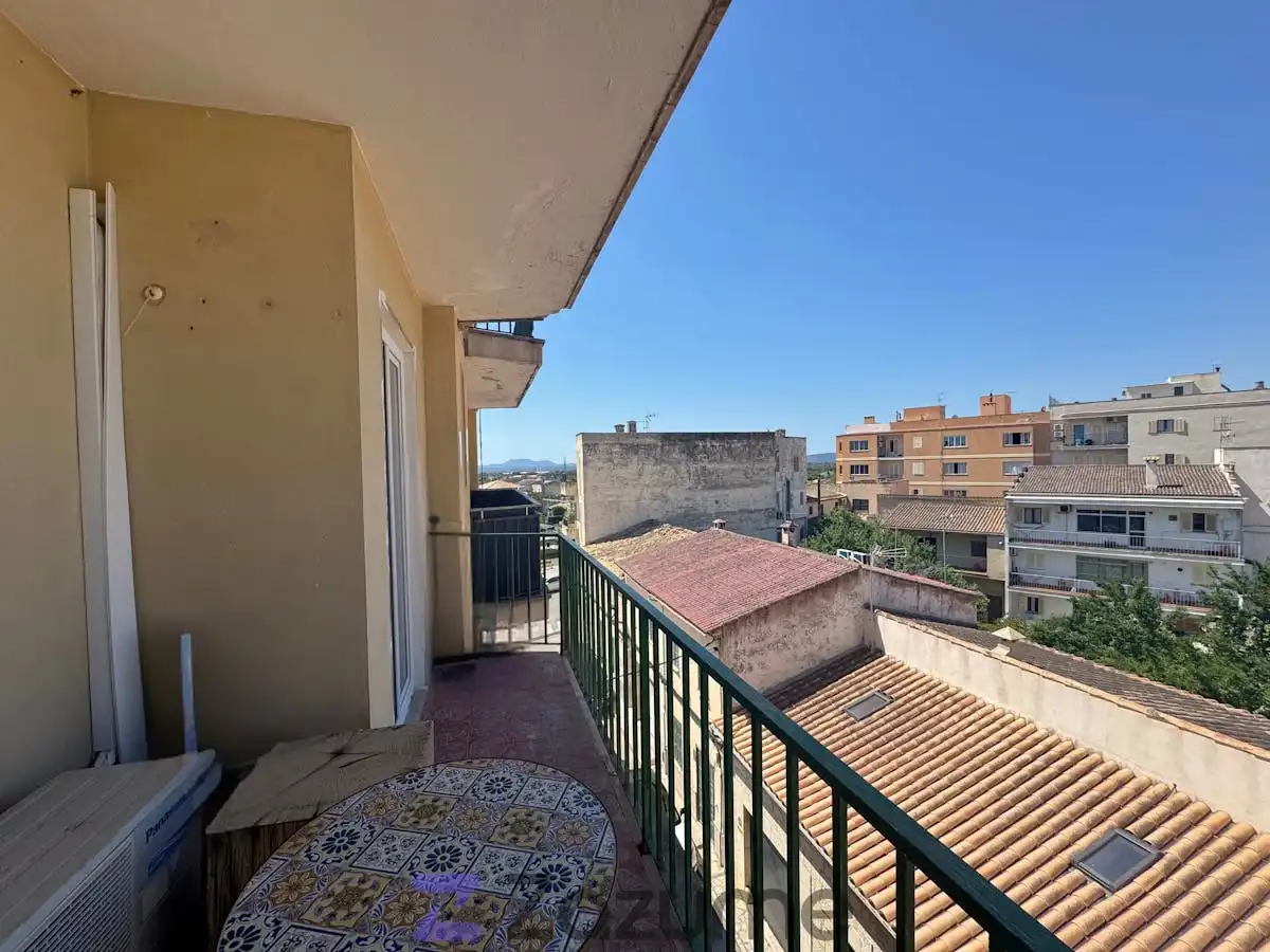 Terraza de Piso de alquiler en Lloseta con Aire acondicionado, Calefacción y Amueblado