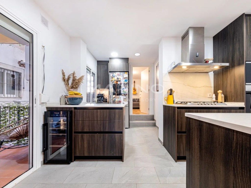 Cocina de Piso en venta en  Barcelona Capital con Aire acondicionado, Terraza y Balcón