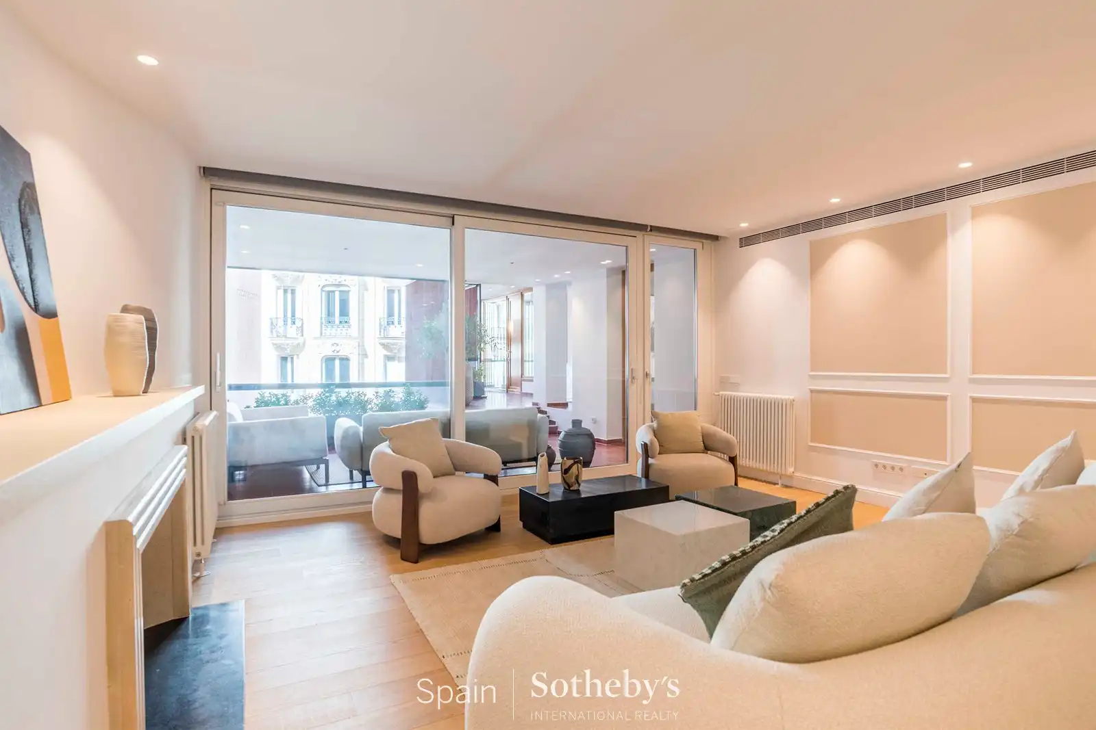 Sala de estar de Apartamento en venta en Madrid con Aire acondicionado, Calefacción y Terraza