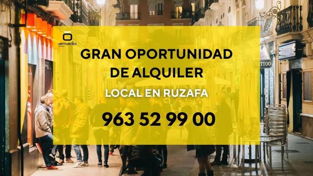 Local comercial en Alquiler en Russafa