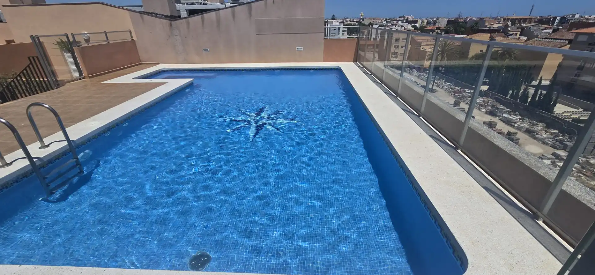 Swimming pool of Flat for rent in Benicarló  with Furnished, Oven and Microwave
