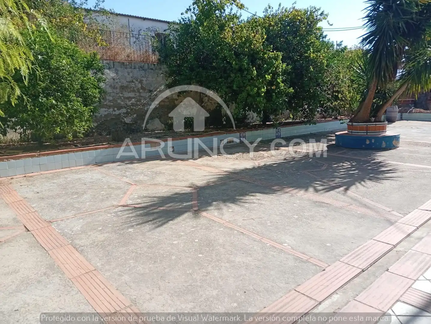 Terrassa de Finca rústica en venda en Alcalá de Guadaira amb Aire condicionat, Jardí privat i Terrassa