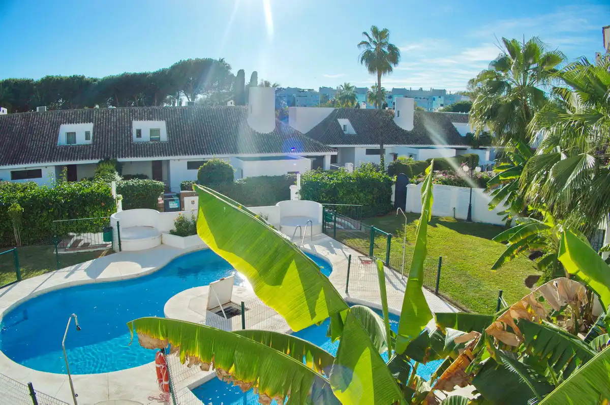 Garden of Apartments for rent in Marbella  with Air Conditioner, Furnished and Balcony