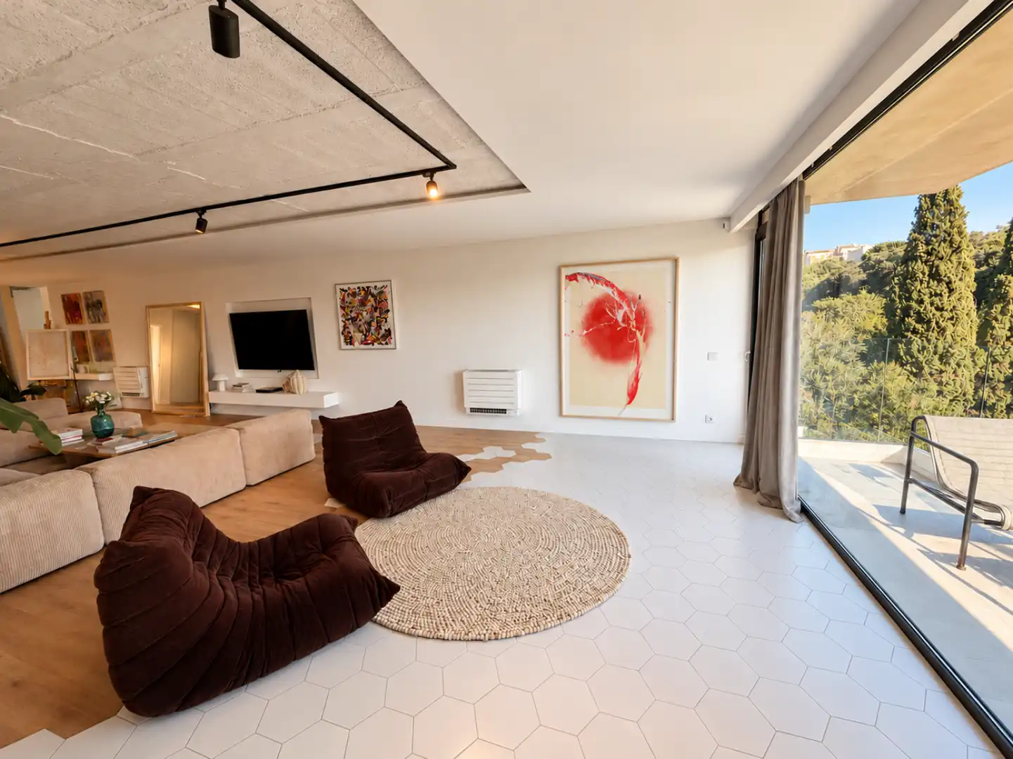 Sala de estar de Piso en venta en Campanet con Calefacción y Jardín privado