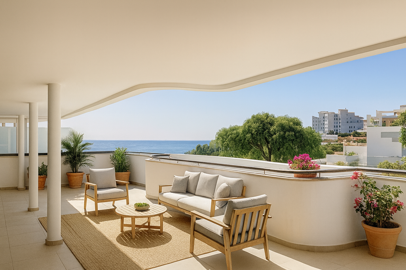 Terrace of Planta baja for sale in Estepona  with Air Conditioner, Terrace and Swimming Pool