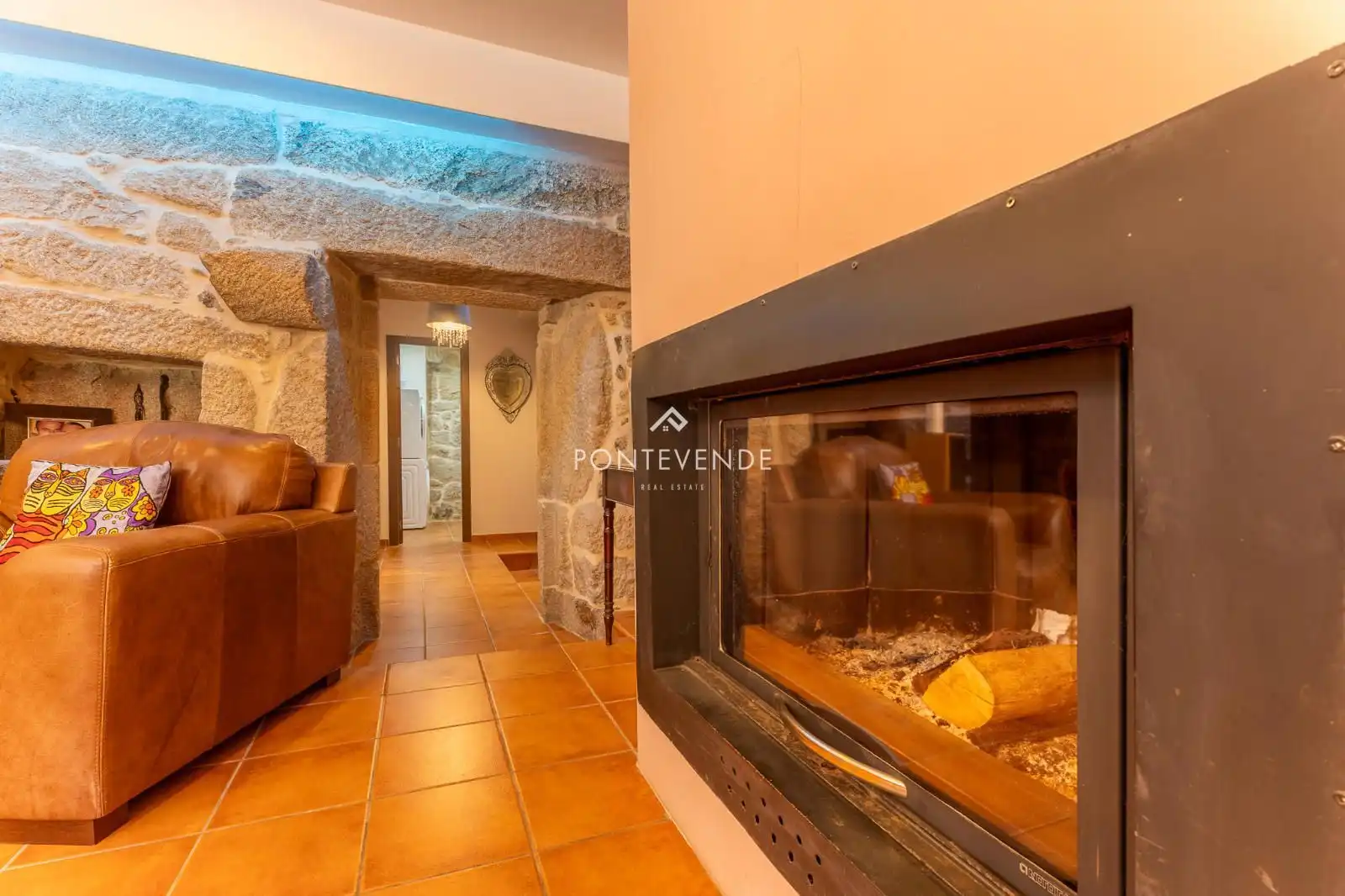 Sala de estar de Casa o chalet en venta en Cotobade con Calefacción, Jardín privado y Terraza