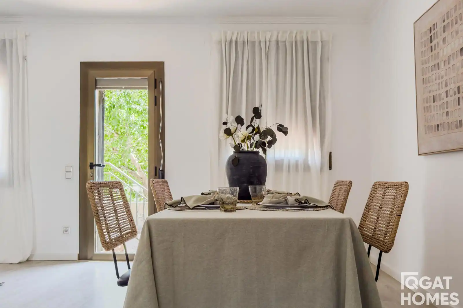 Esszimmer von Haus oder Chalet zum Verkauf in Sant Cugat del Vallès mit Klimaanlage, Heizung und Terrasse