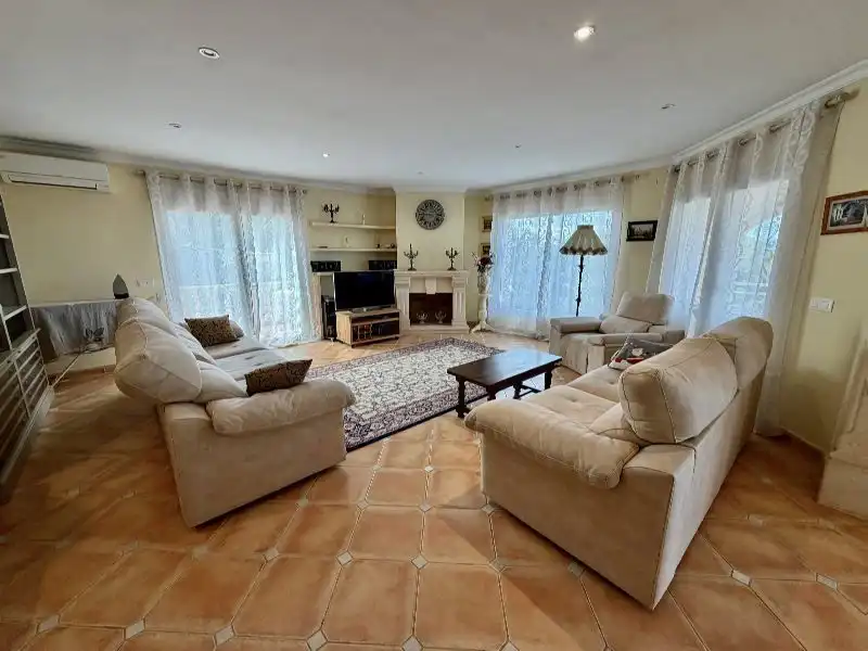 Sala de estar de Casa o chalet de alquiler en Jávea / Xàbia con Aire acondicionado, Calefacción y Jardín privado