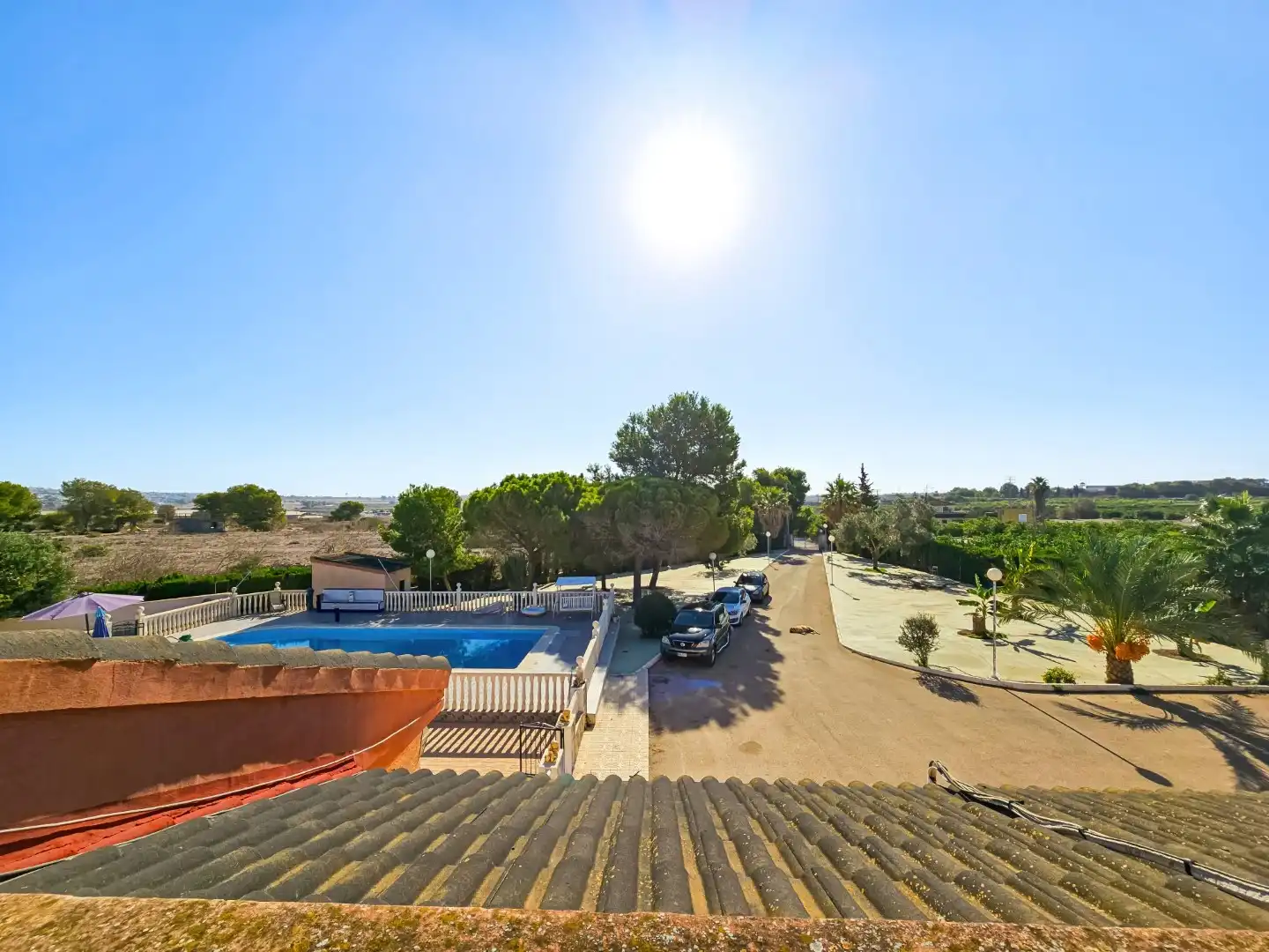 Vista exterior de Finca rústica en venta en Algorfa con Aire acondicionado, Calefacción y Terraza