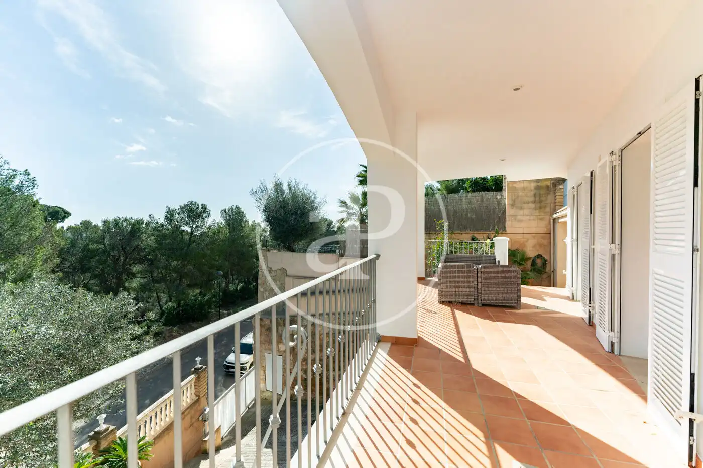 Terrassa de Casa o xalet en venda en Calvià amb Aire condicionat, Calefacció i Jardí privat