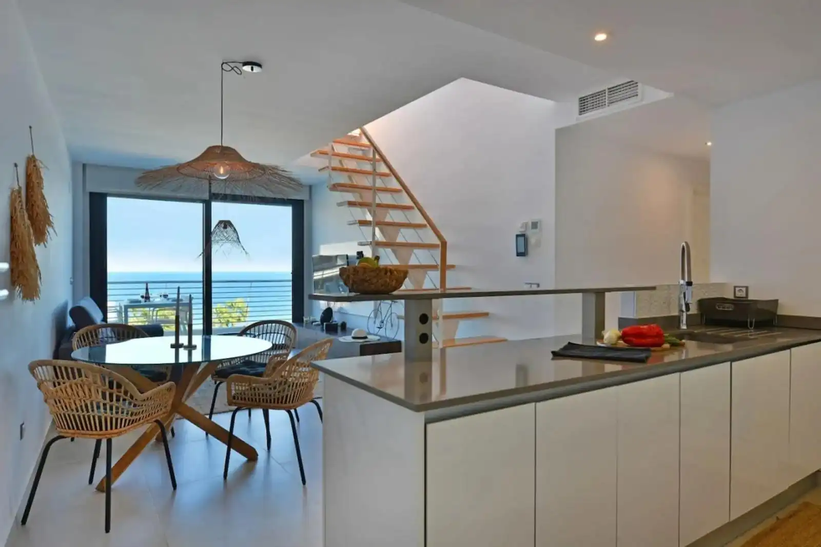 Kitchen of Attic for sale in Elche / Elx  with Air Conditioner, Private garden and Terrace